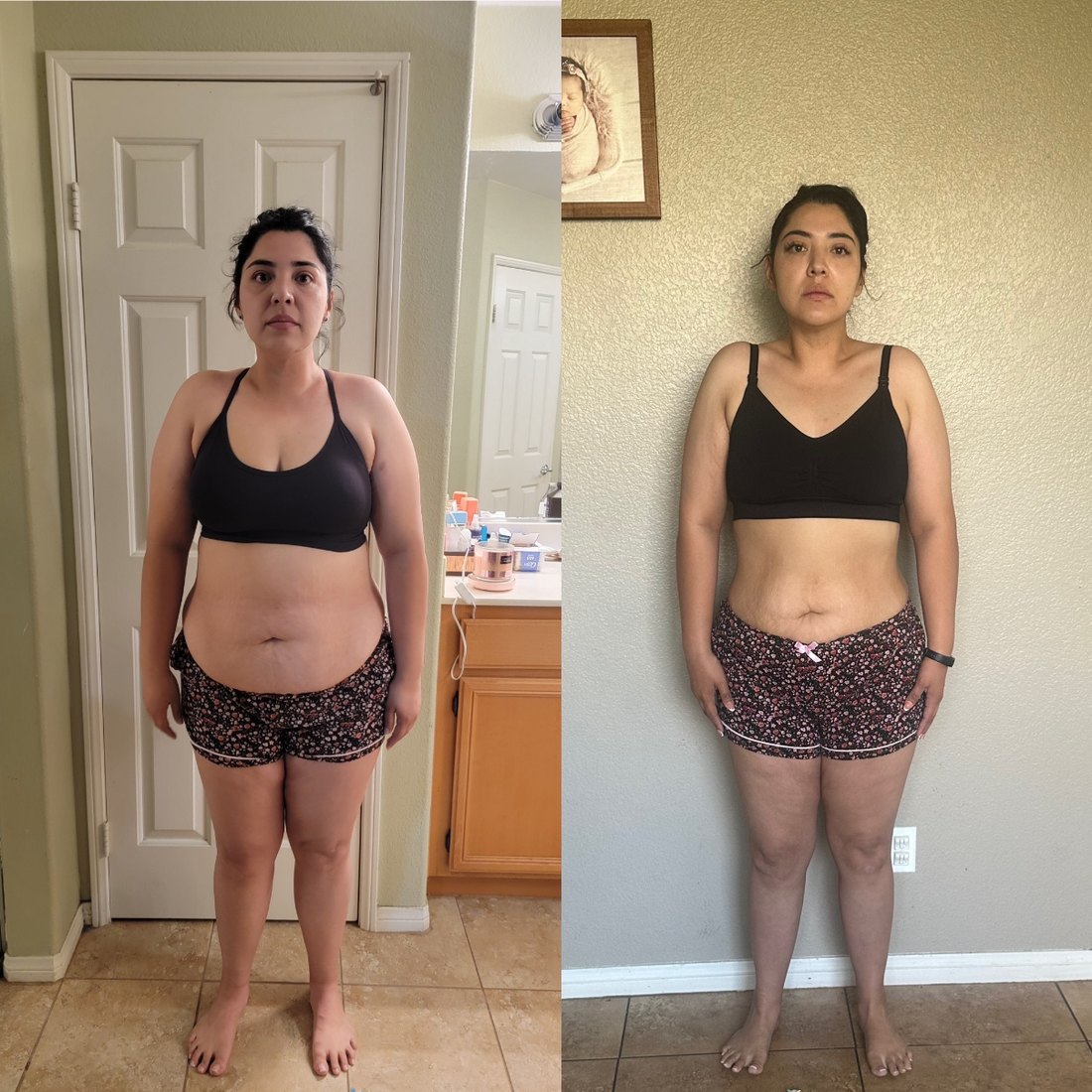 Melissa before and after transformation